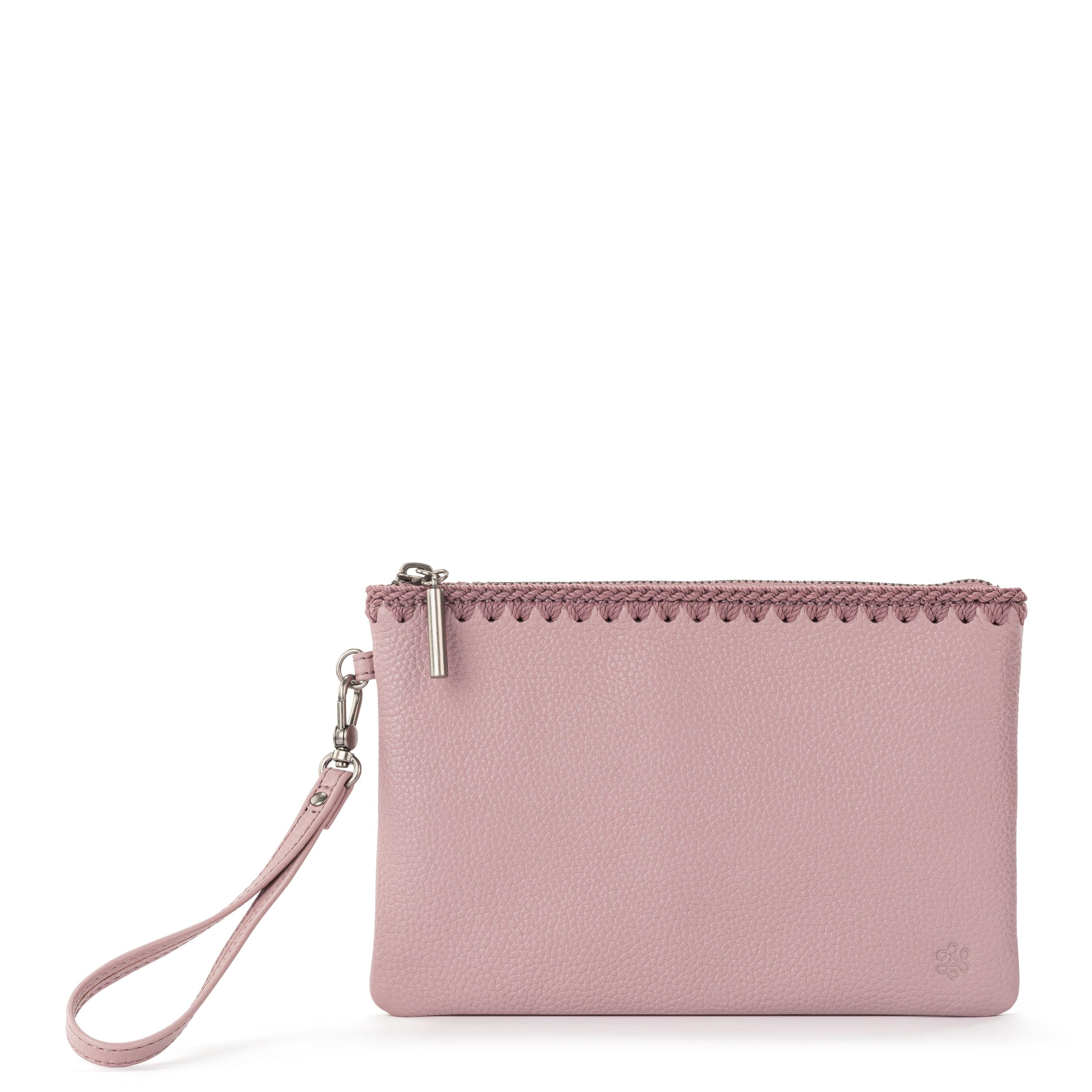 The Sak Vita Wristlet - Leather - Rosewood