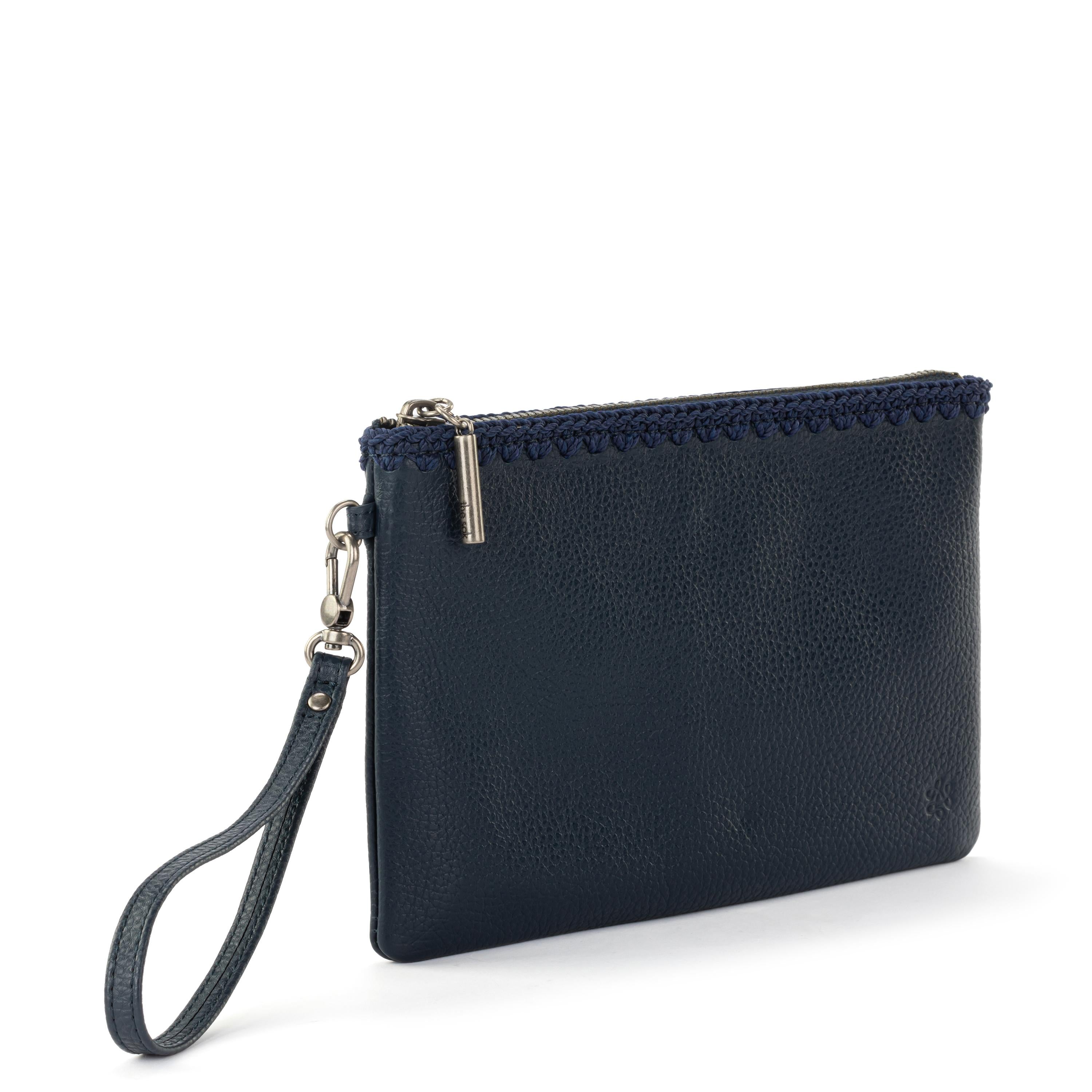 The Sak Vita Wristlet - Leather - Indigo