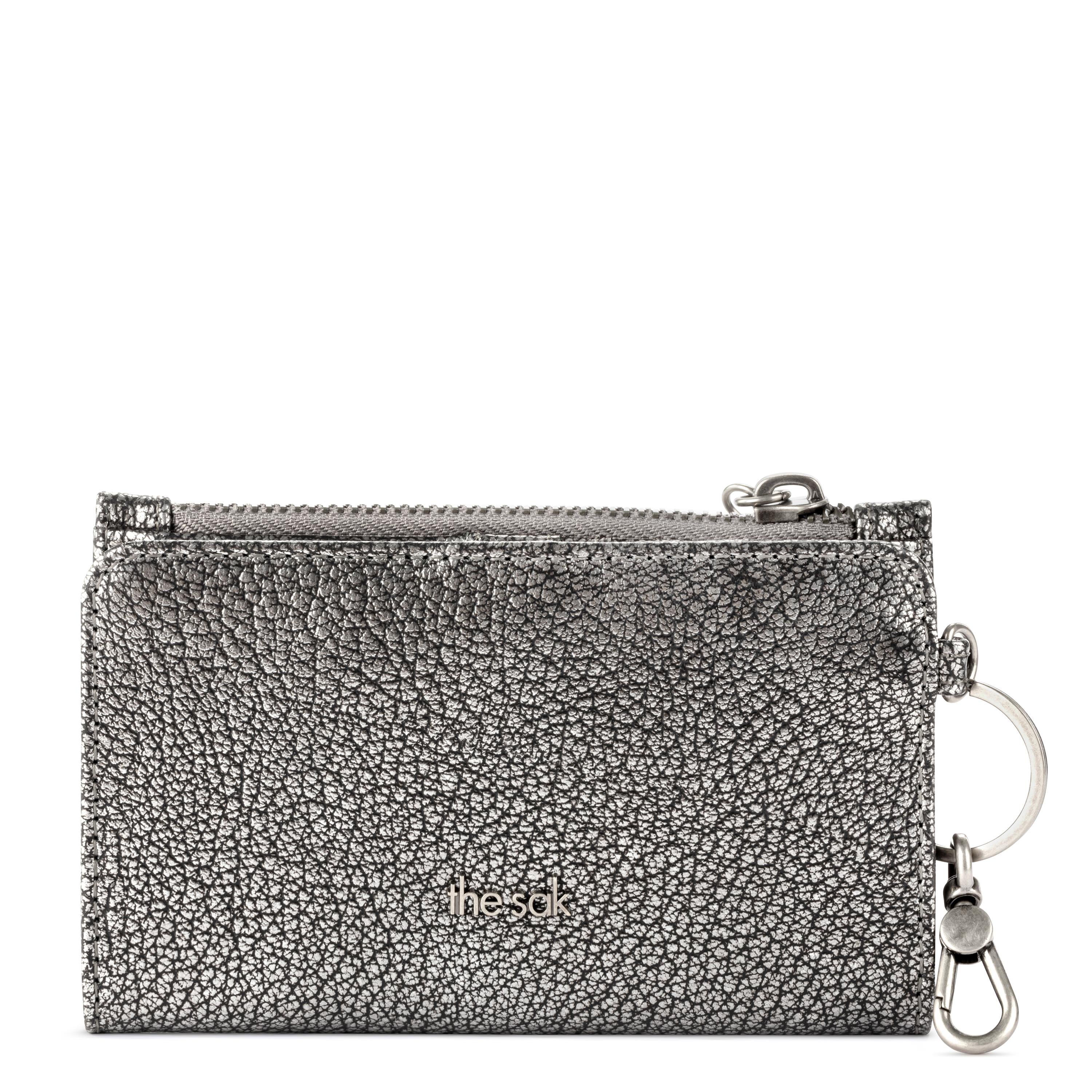 The Sak Encino Essential Wallet - Leather - Dark Silver