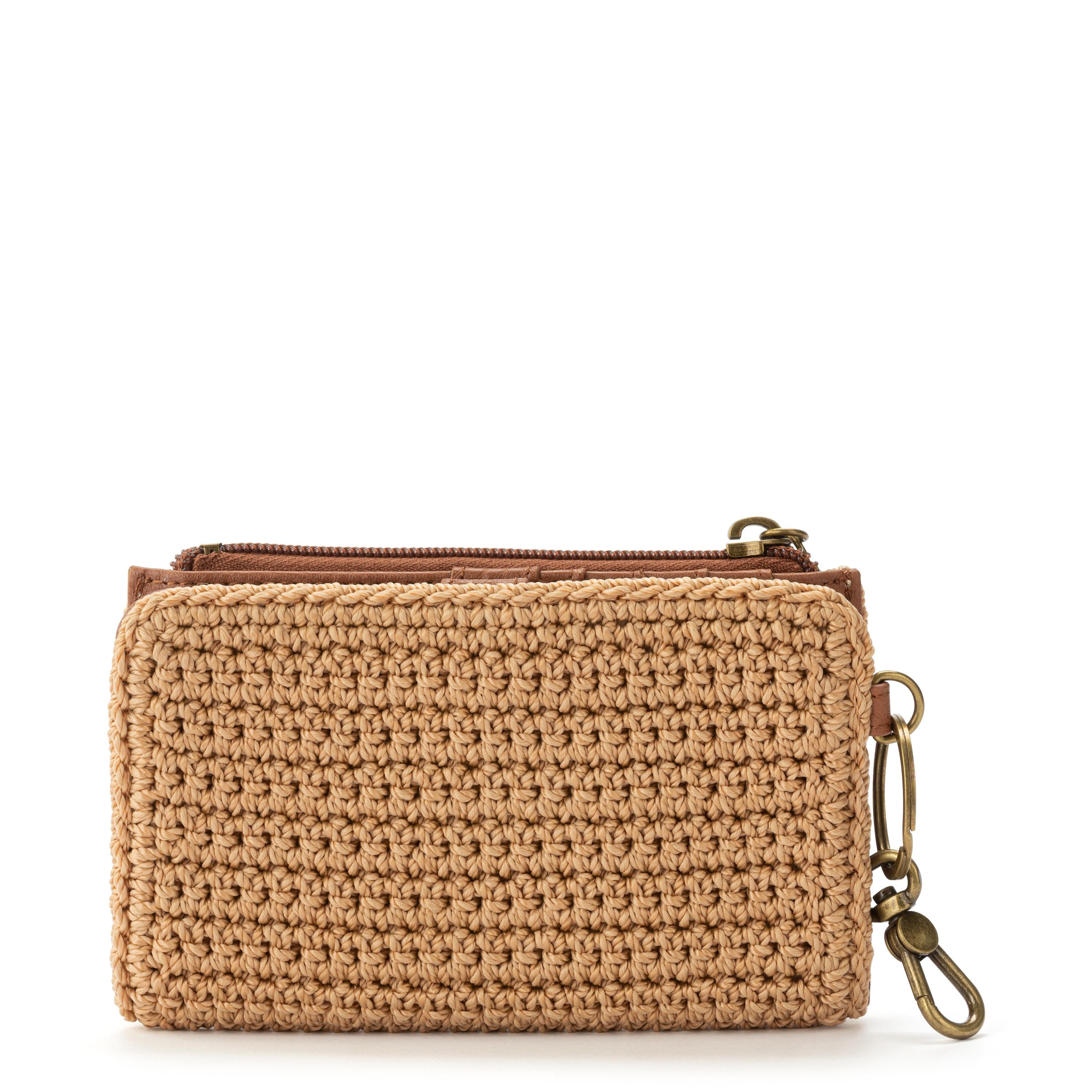 The Sak Encino Essential Wallet - Hand Crochet - Bamboo