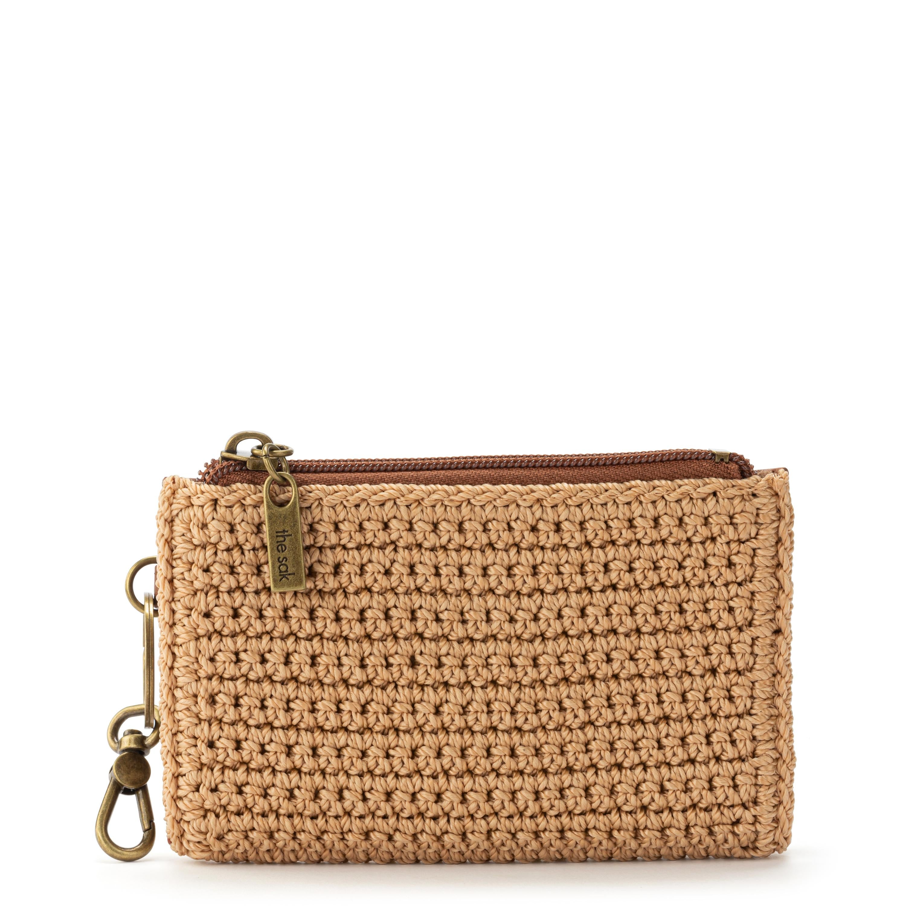 The Sak Encino Essential Wallet - Hand Crochet - Bamboo
