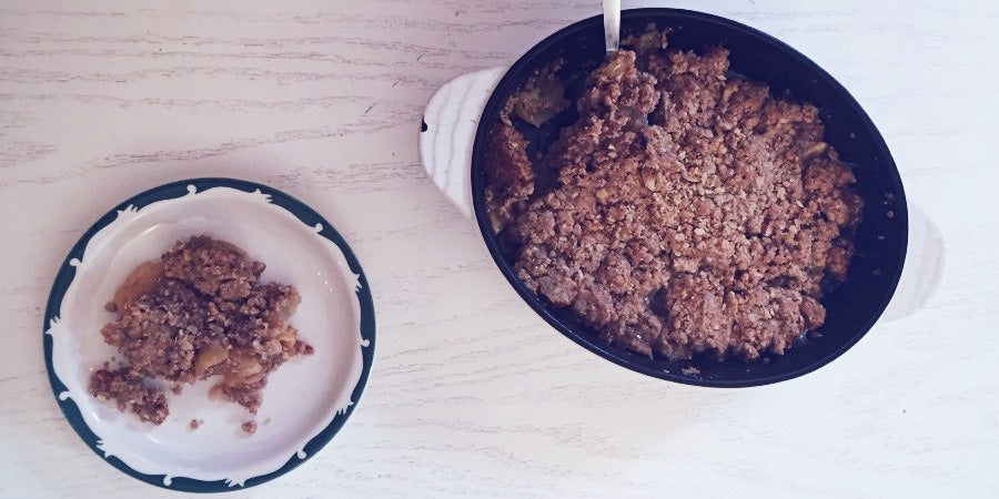 La Cuisine de Mathilde - Making Fall Apple Crisp
