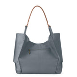 The Sak Los Feliz Large Tote - Leather - Dusty Blue
