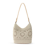 The Sak Sequoia Hobo - Hand Crochet - Natural Medallion