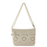 The Sak Lumi Crossbody - Hand Crochet - Natural Medallion