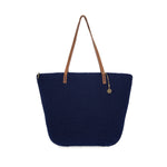 The Sak Faye Large Tote - Hand Crochet - Denim