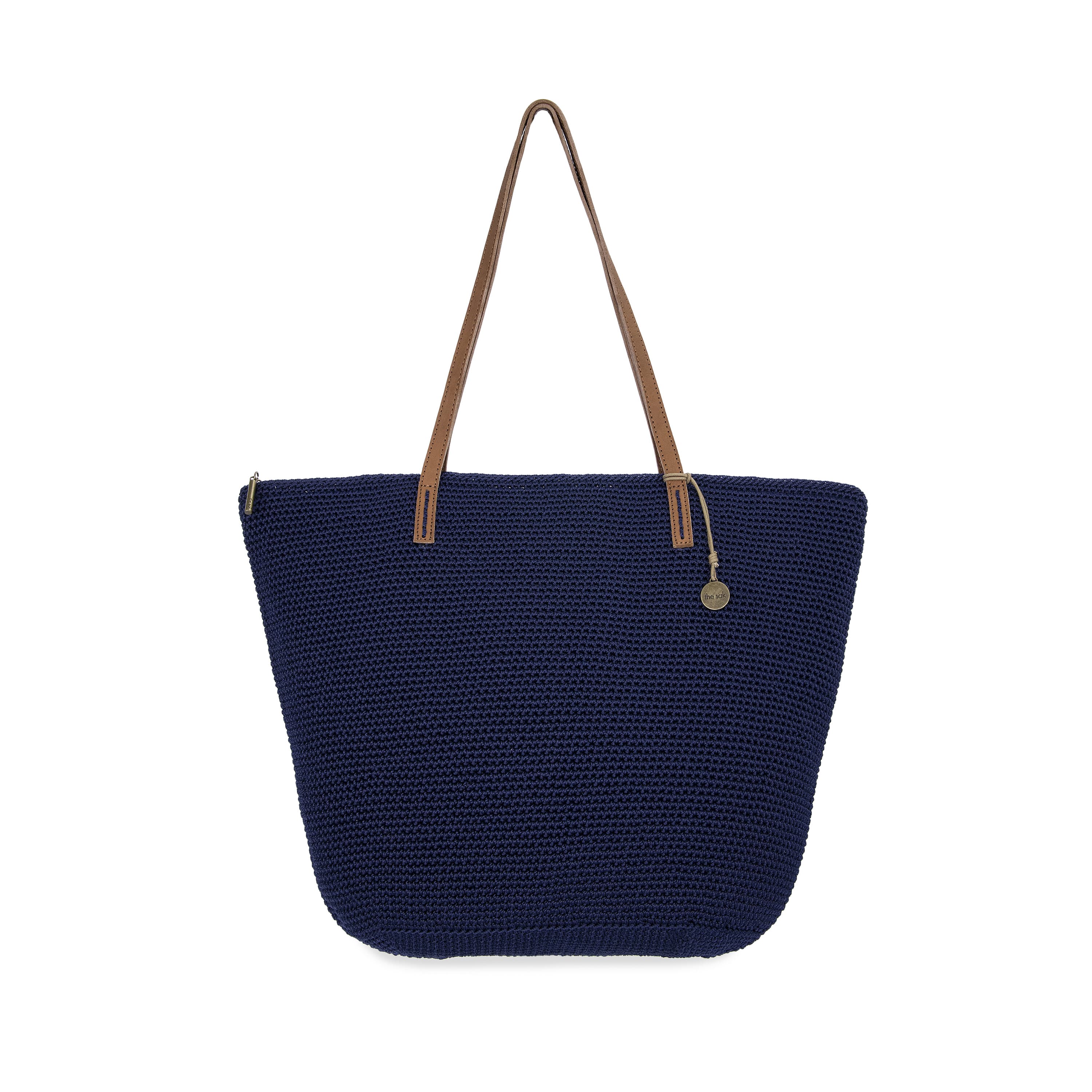 The Sak Faye Large Tote - Hand Crochet - Denim