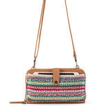 The Sak Iris Smartphone Wallet - Hand Crochet - Eden Stripe