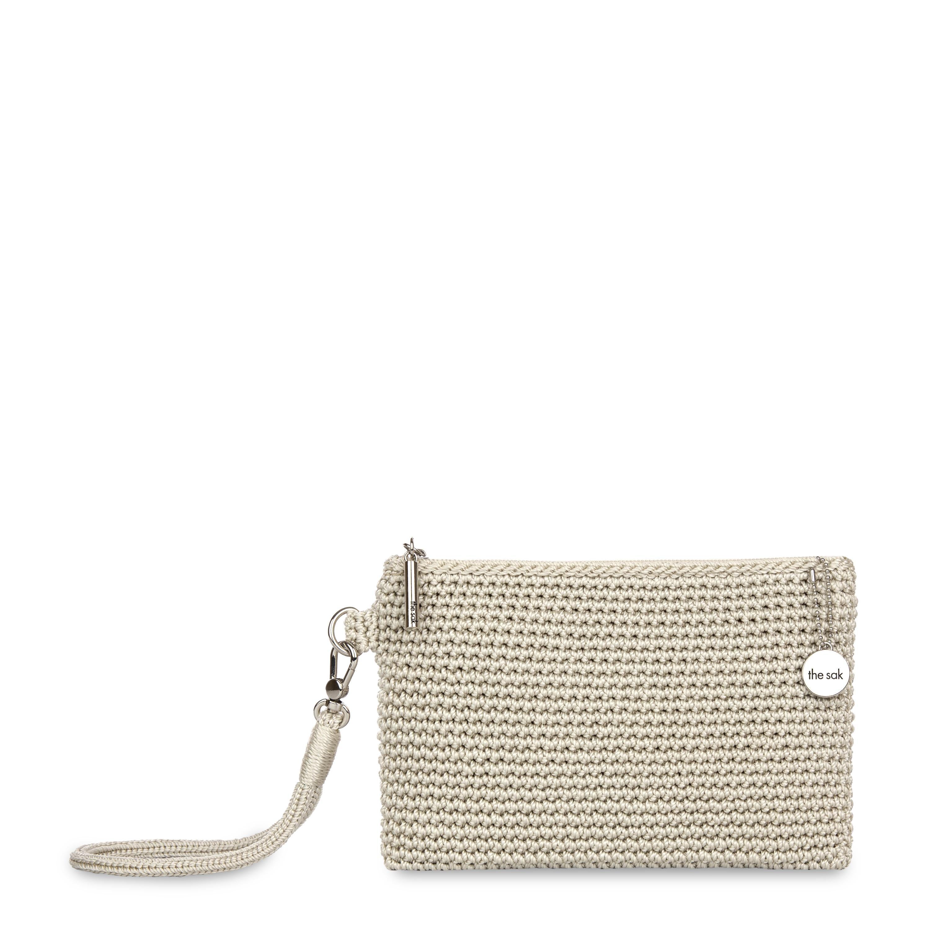 The Sak Vita Wristlet - Hand Crochet - Natural