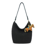 The Sak Sequoia Hobo - Hand Crochet - Black