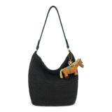 The Sak Sequoia Hobo - Hand Crochet - Black