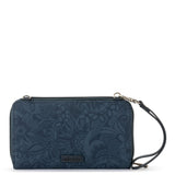 The Sak Iris Large Smartphone Crossbody - |Eco Twill - Indigo Tonal Spirit Desert|
