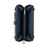 The Sak Iris Large Smartphone Crossbody - |Eco Twill - Indigo Tonal Spirit Desert|