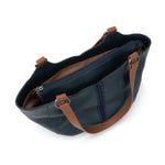 The Sak Bolinas Satchel - Leather - Indigo
