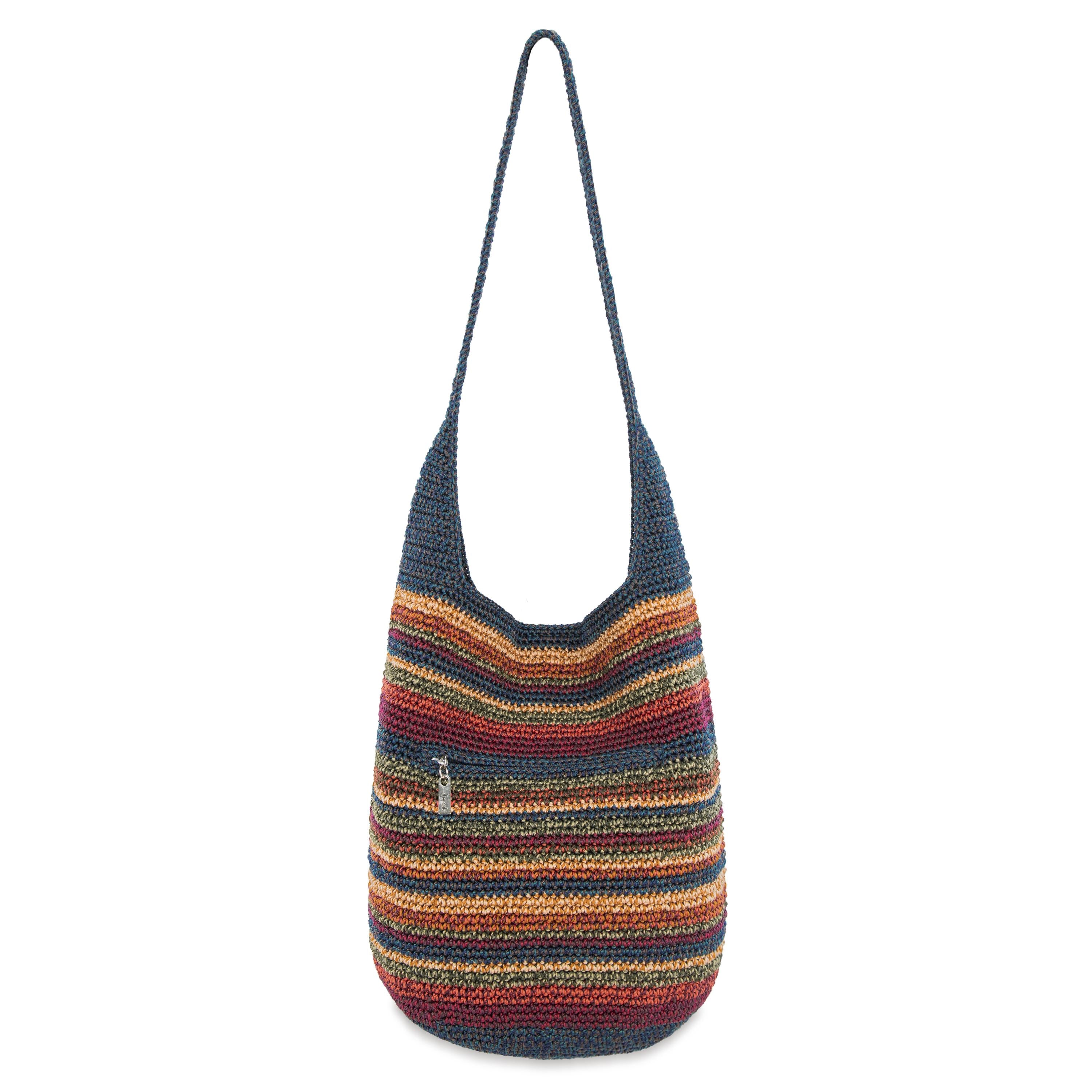 The Sak 120 Hobo - Hand Crochet - Woodland Stripe