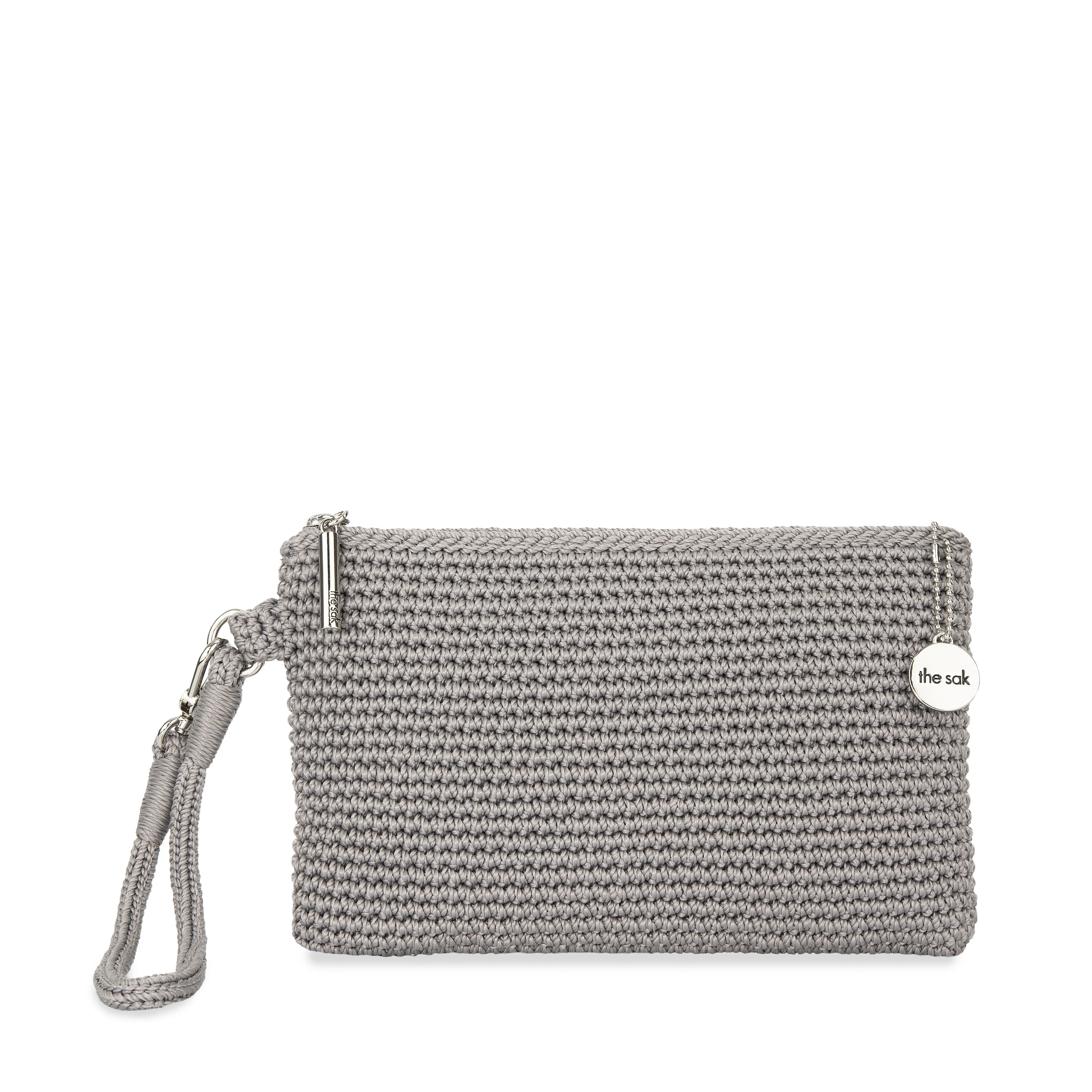 The Sak Vita Wristlet - Hand Crochet - Cloud