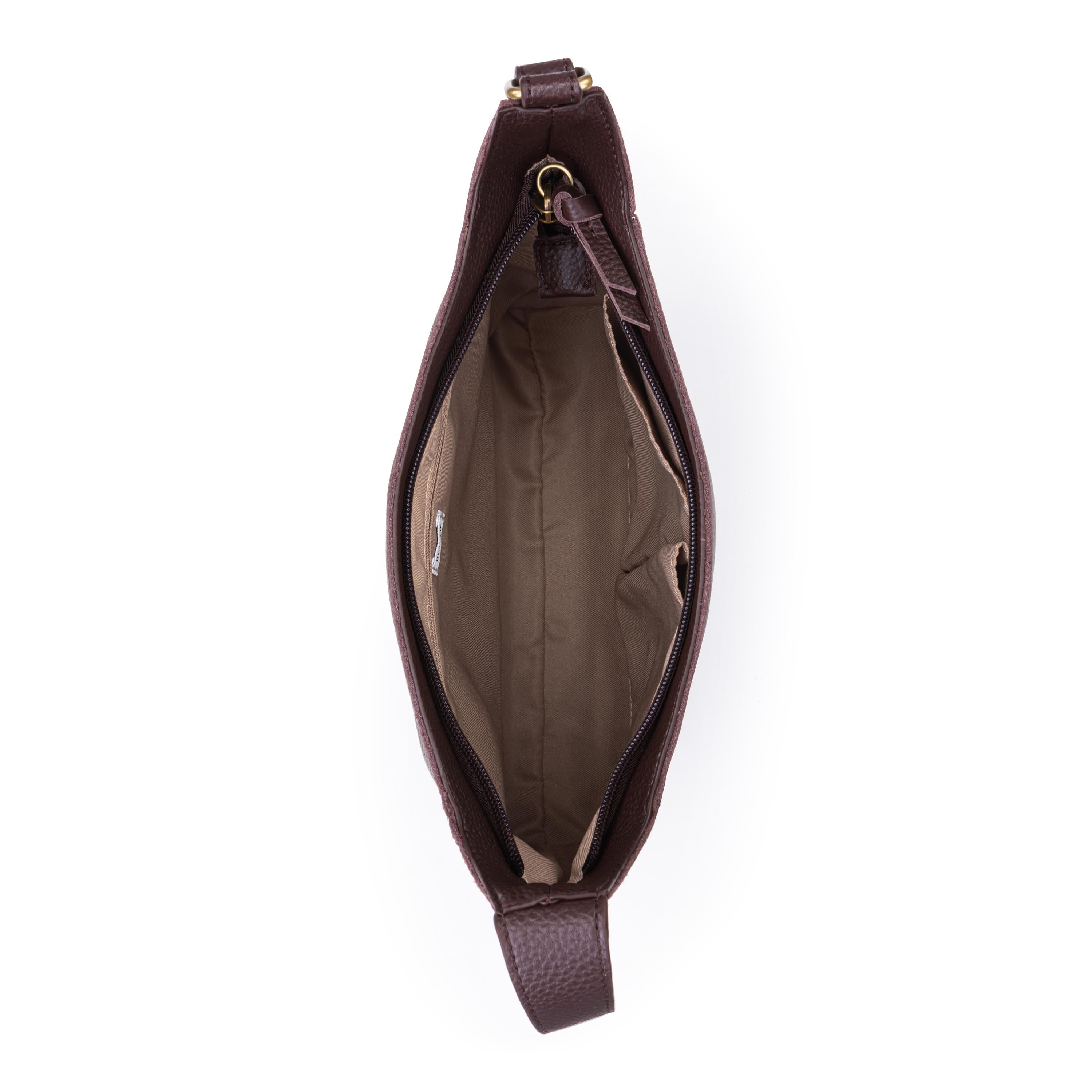 The Sak De Young Crossbody - Leather - Mahogany
