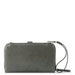 The Sak Iris Smartphone Wallet - Leather - Slate Leaf Embossed