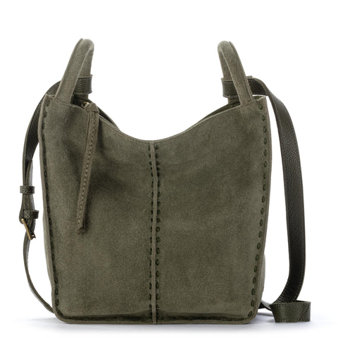 The Sak Los Feliz Crossbody - Leather - Moss Suede