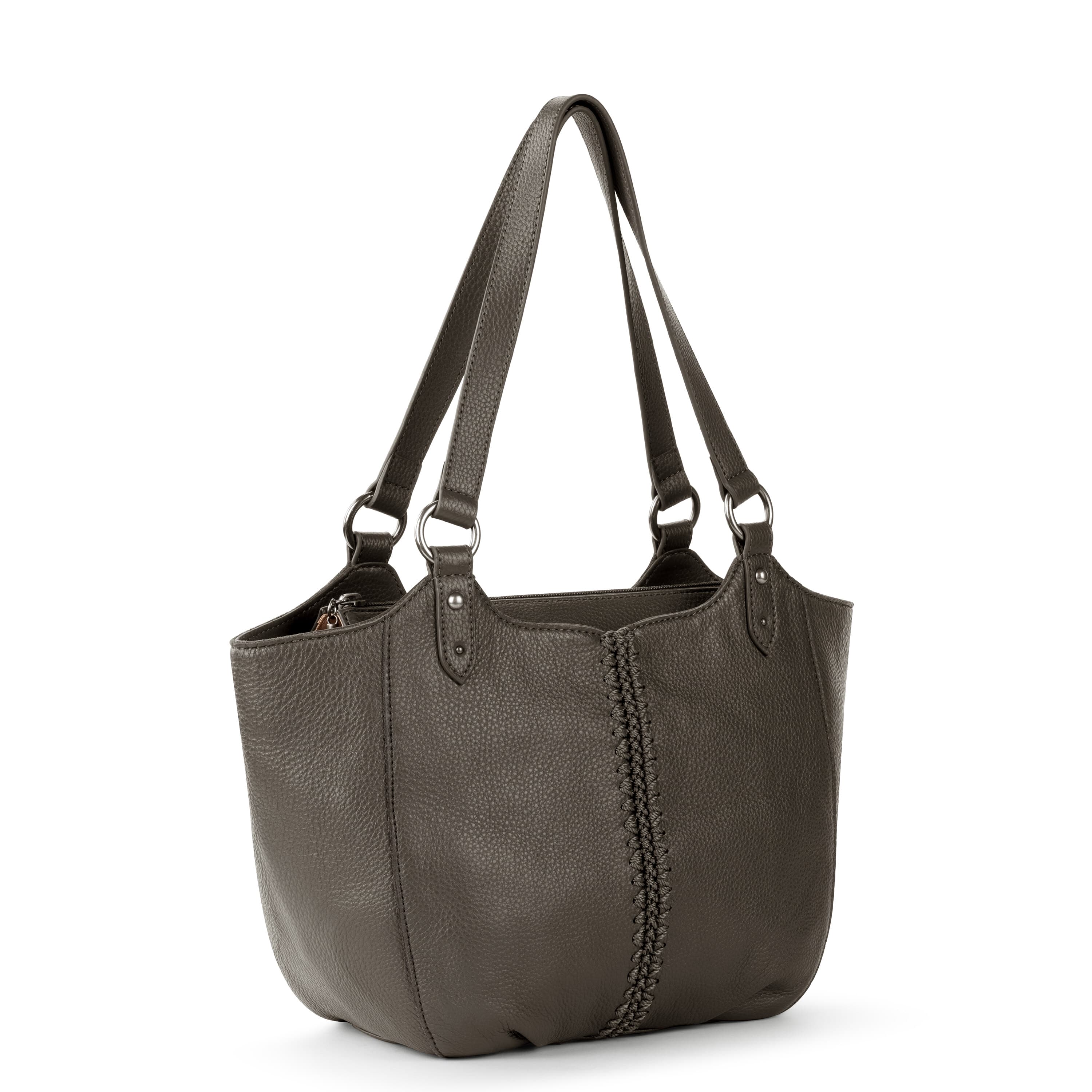 The Sak Bolinas Satchel - Leather - Slate