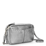 The Sak Cora Smartphone Crossbody - Leather - Dark Silver