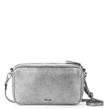 The Sak Cora Smartphone Crossbody - Leather - Dark Silver