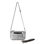 The Sak Cora Smartphone Crossbody - Leather - Dark Silver