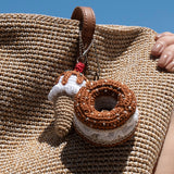 The Sak Yarnicharmz Dangle - Hand Crochet - Vanilla