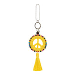 The Sak Yarnicharmz Dangle - Hand Crochet - Lemon Drop Peace