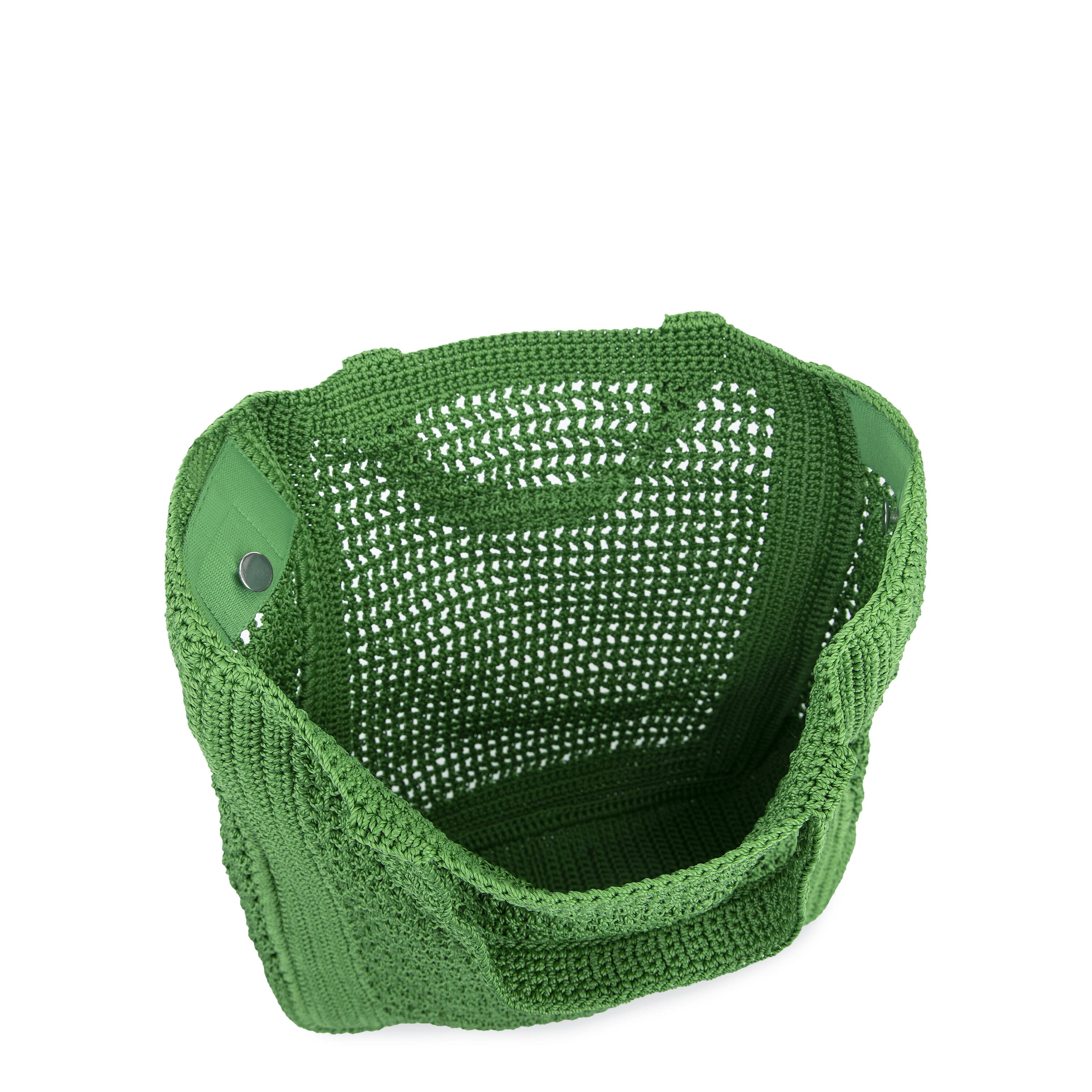 The Sak Lanie Market Tote - Hand Crochet - Kelly Green