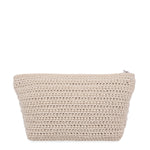 The Sak Essential Pouch - Hand Crochet - Rainbow Ecru