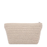 The Sak Essential Pouch - Hand Crochet - Rainbow Ecru