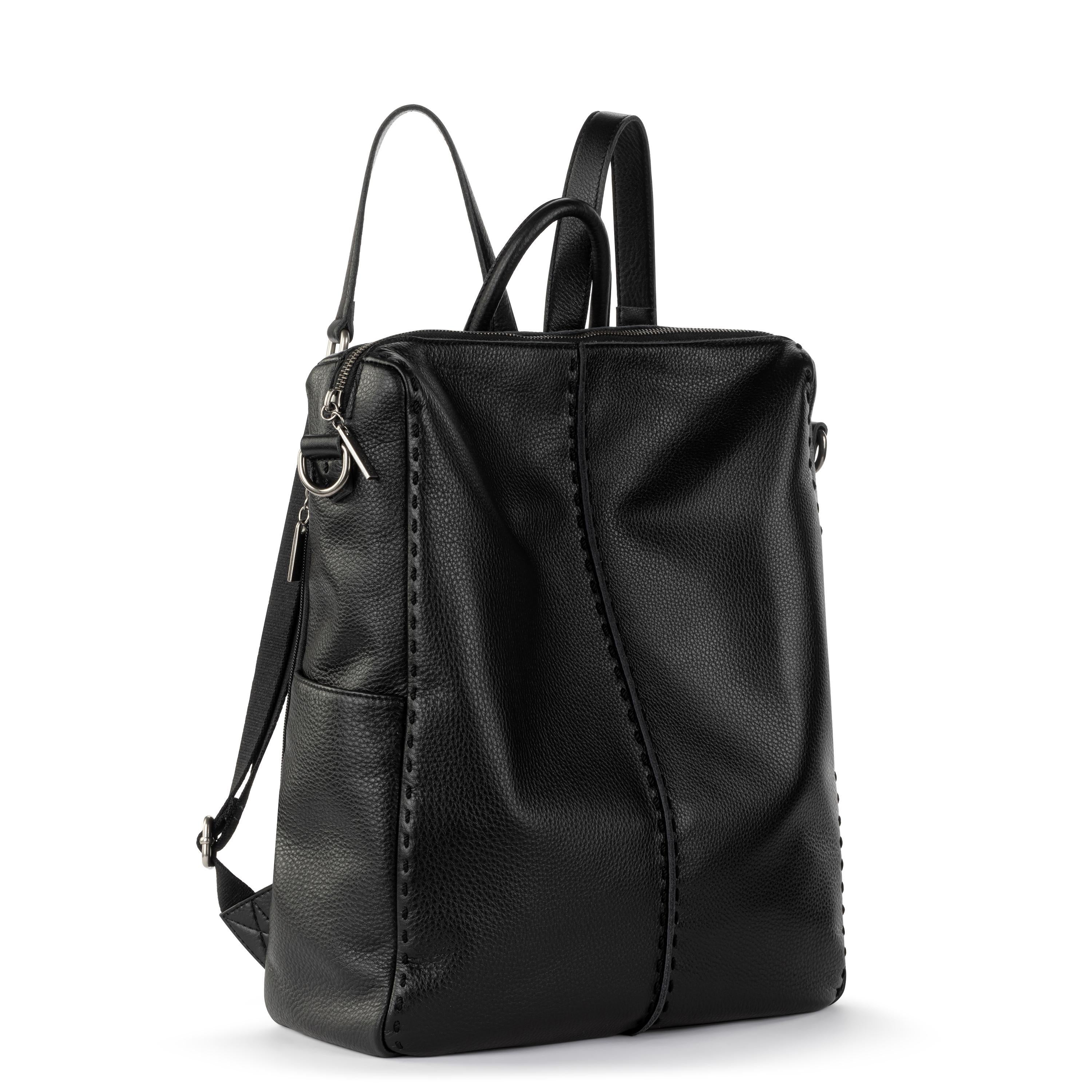 The Sak Los Feliz Backpack - Leather - Black
