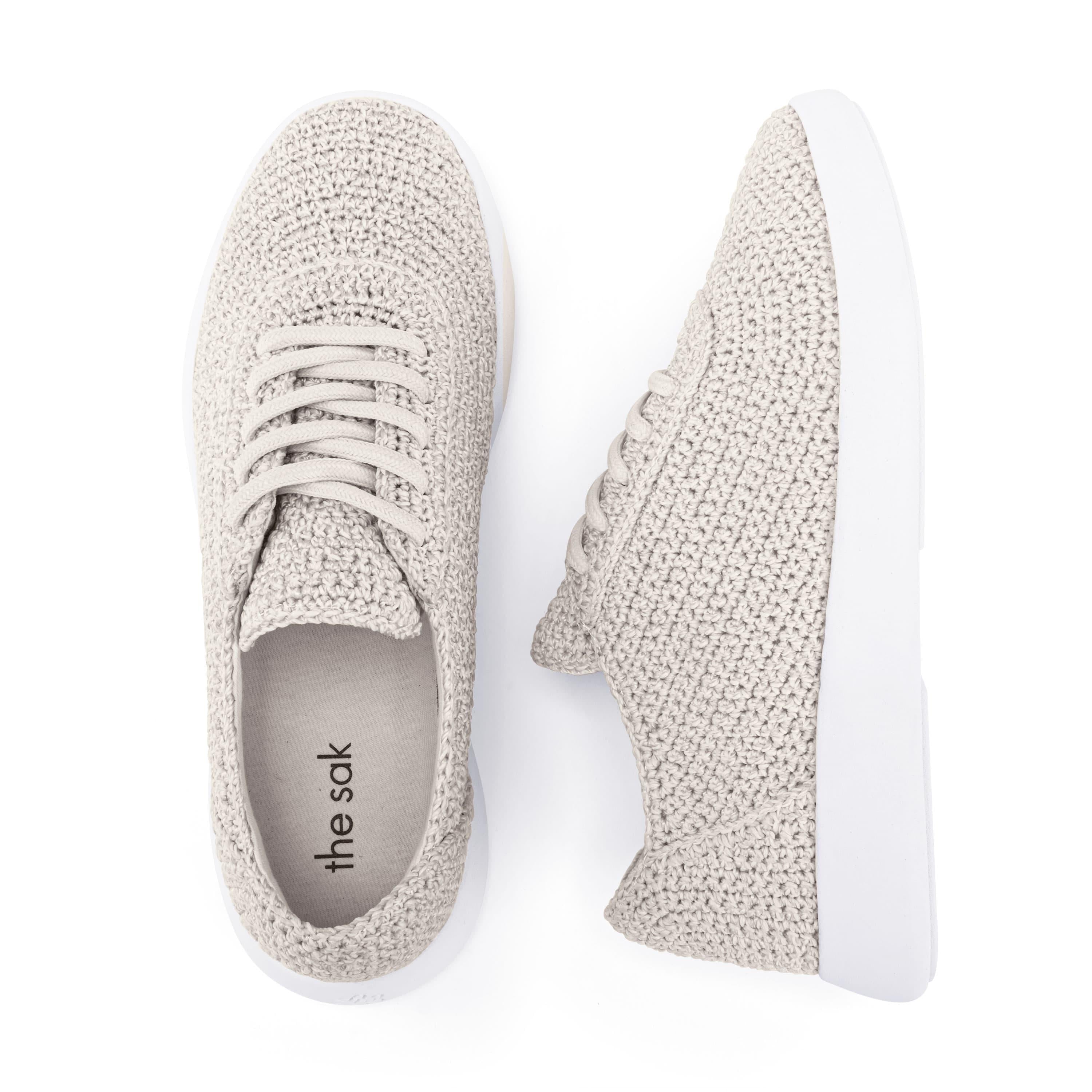 The Sak Asha Sneaker - Hand Crochet - Natural