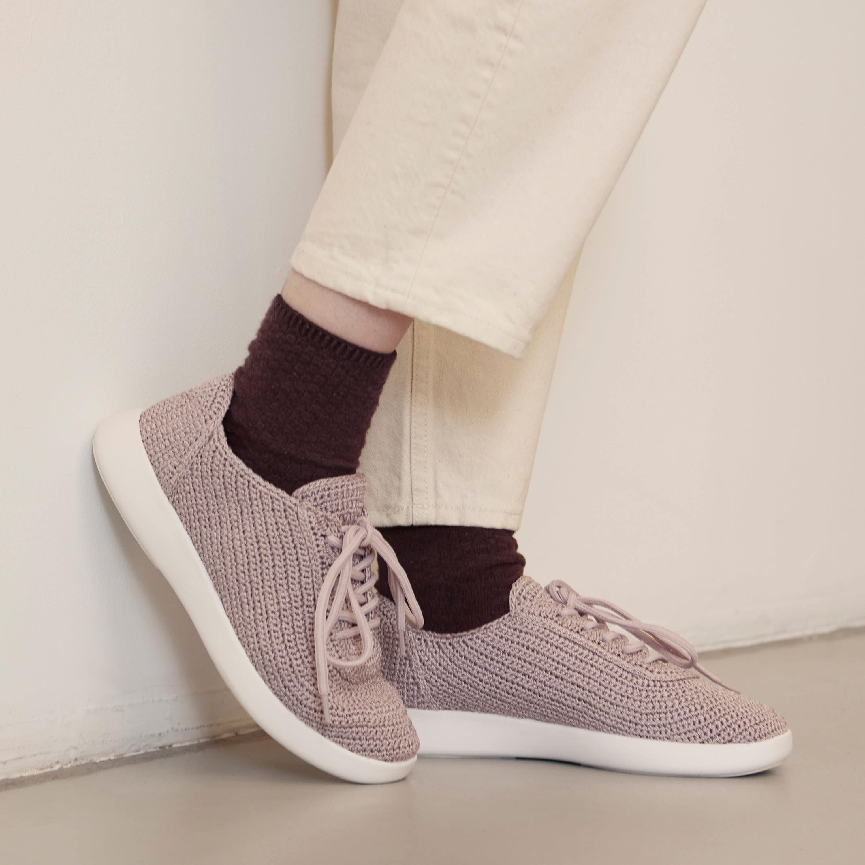 The Sak Asha Sneaker - Hand Crochet - Fog