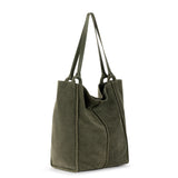 The Sak Los Feliz Tall Tote - Leather - Moss Suede