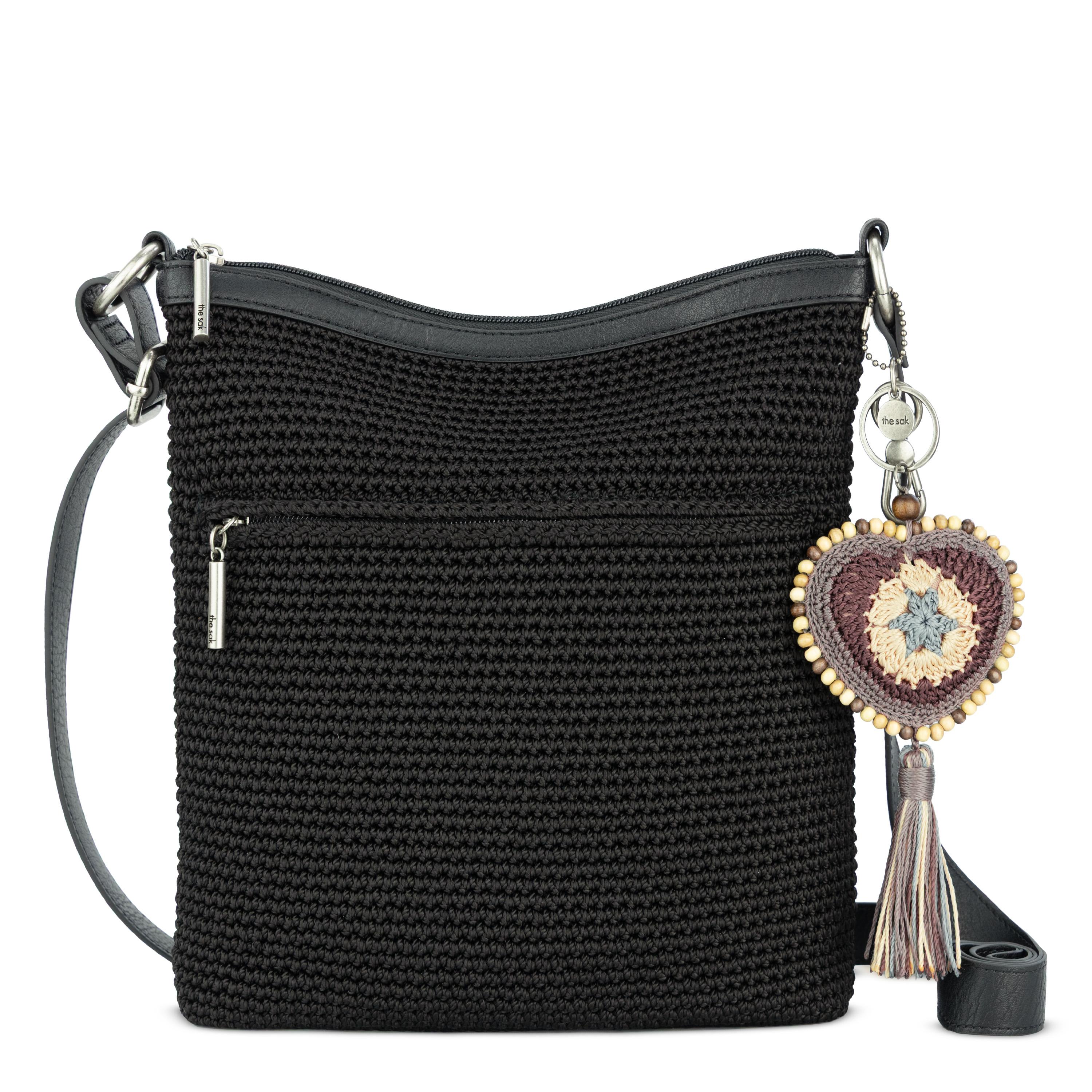 The Sak Lucia Crossbody - Hand Crochet - Black