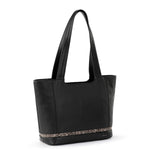 The Sak De Young Tote - Leather - Black Snake Block