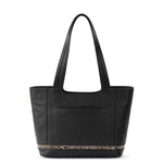 The Sak De Young Tote - Leather - Black Snake Block