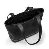 The Sak De Young Tote - Leather - Black Snake Block