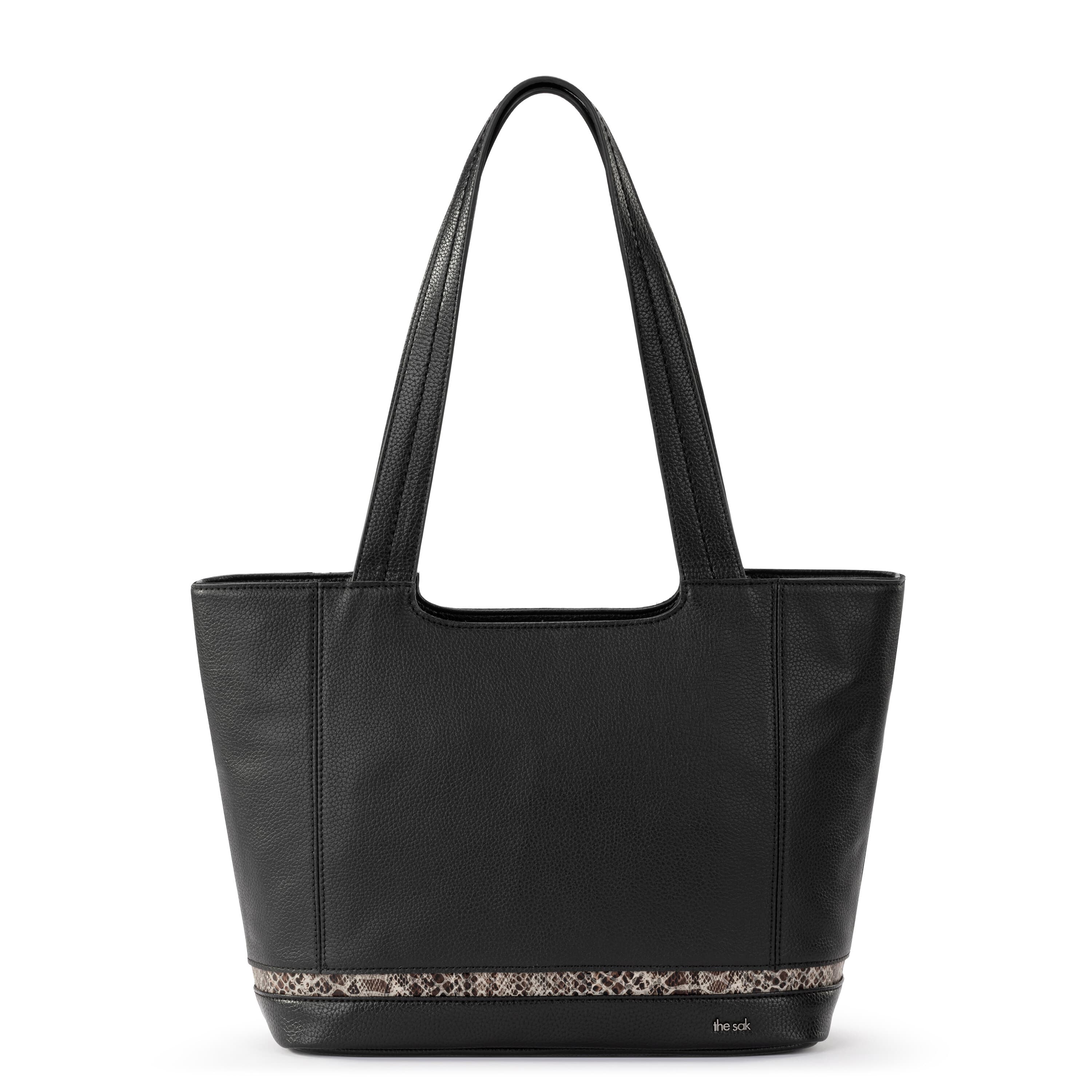The Sak De Young Tote - Leather - Black Snake Block
