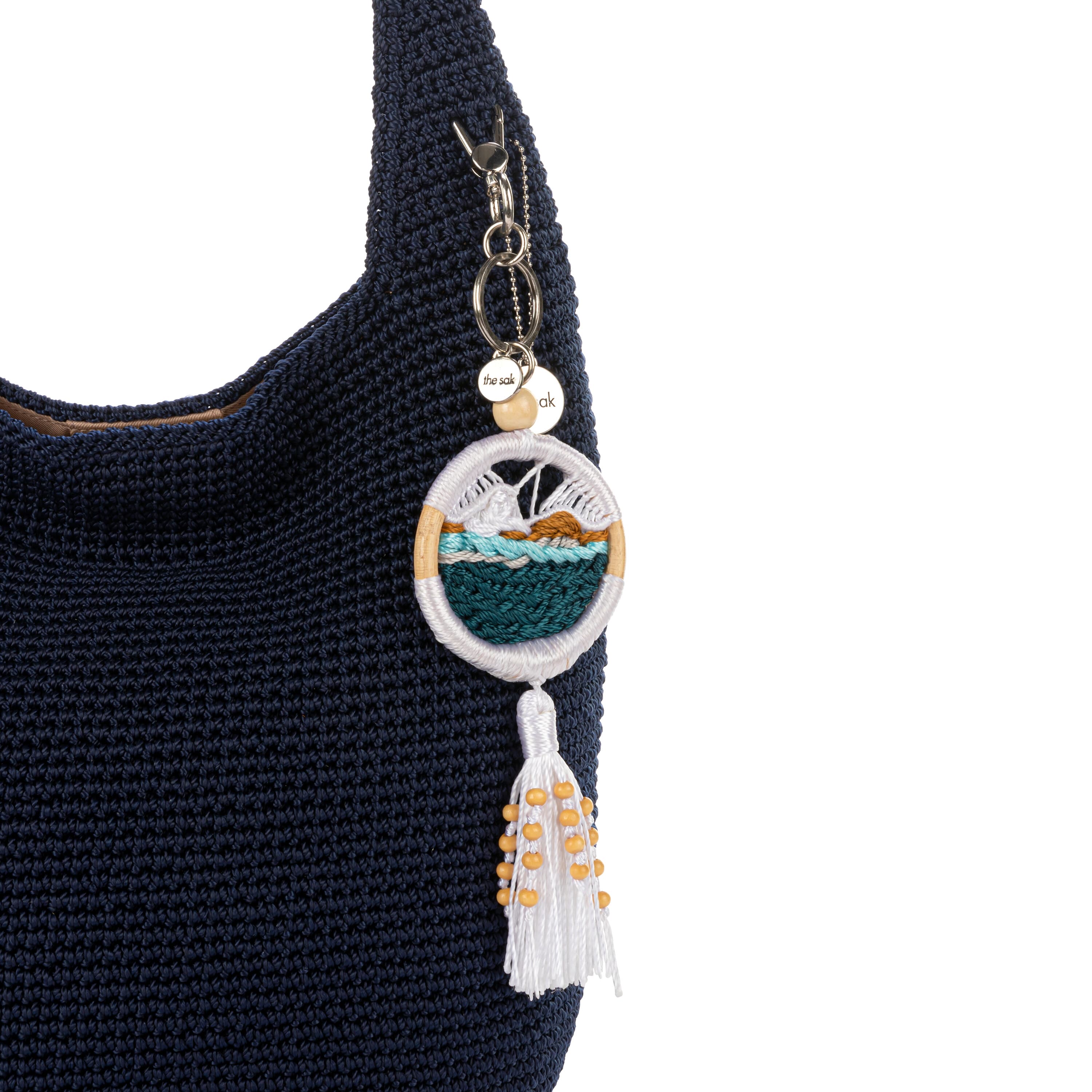 The Sak Yarnicharmz Dangle - Hand Crochet - Wave