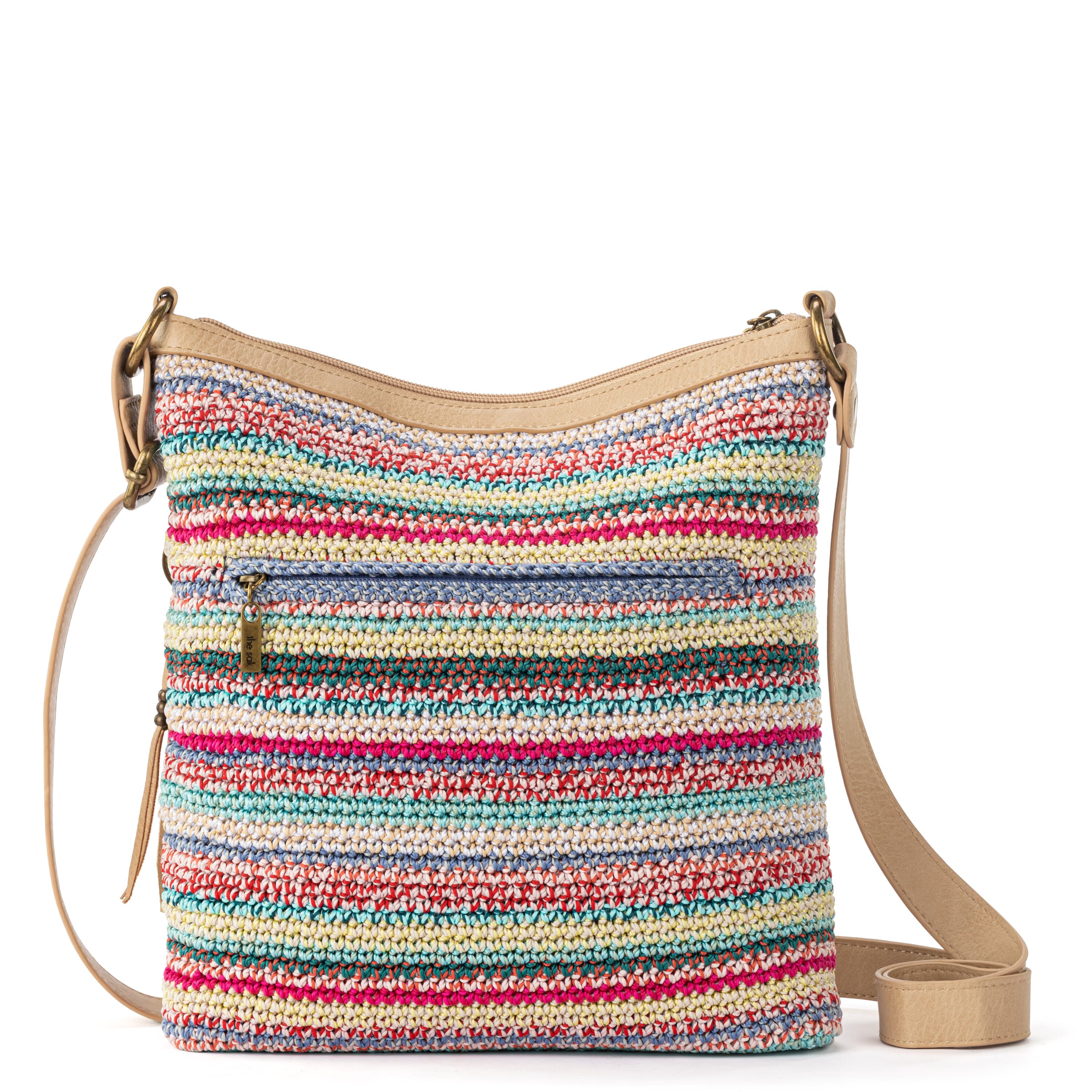 The Sak Lucia Crossbody - Hand Crochet - Eden Stripe
