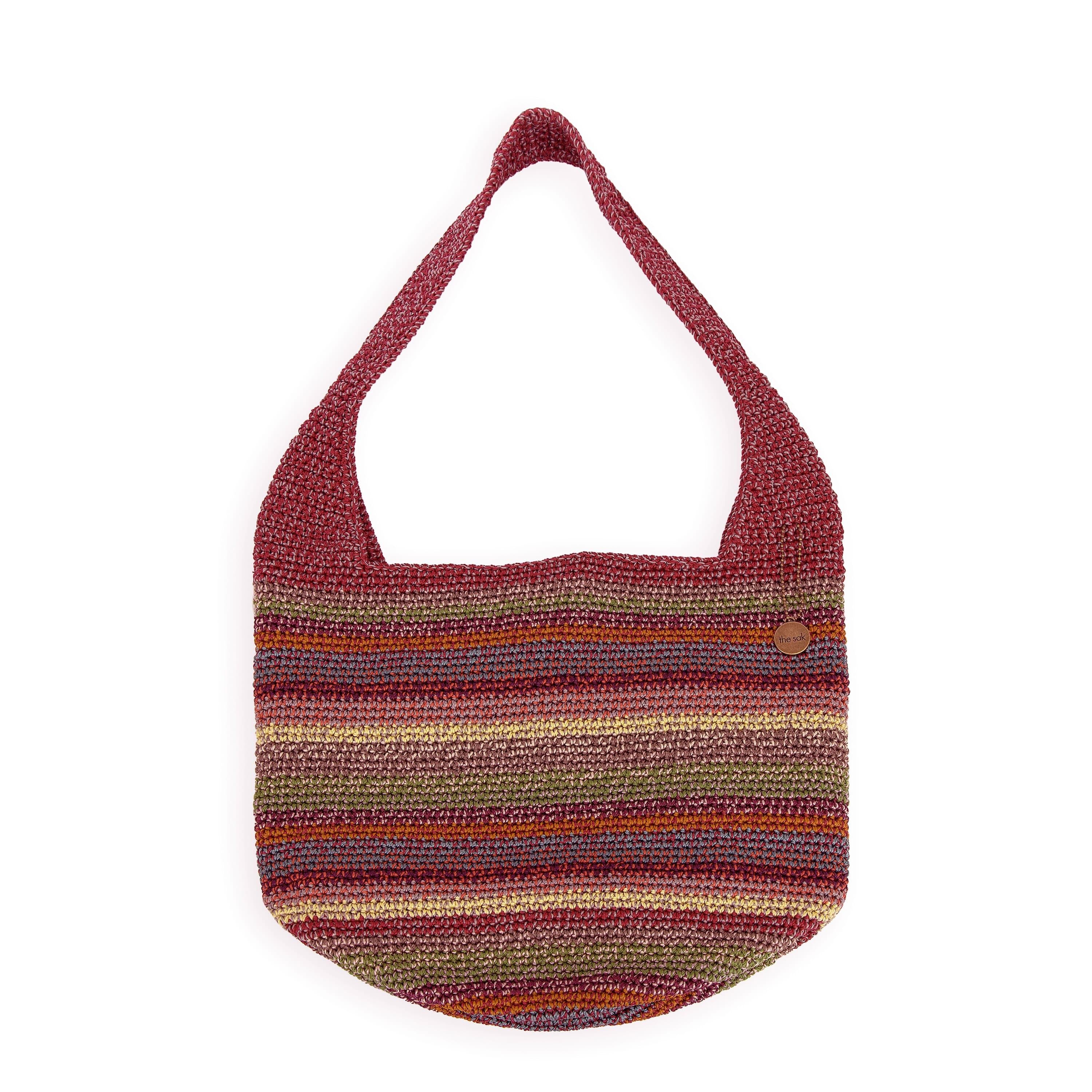 The Sak 120 Hobo - Hand Crochet - Sunset Stripe