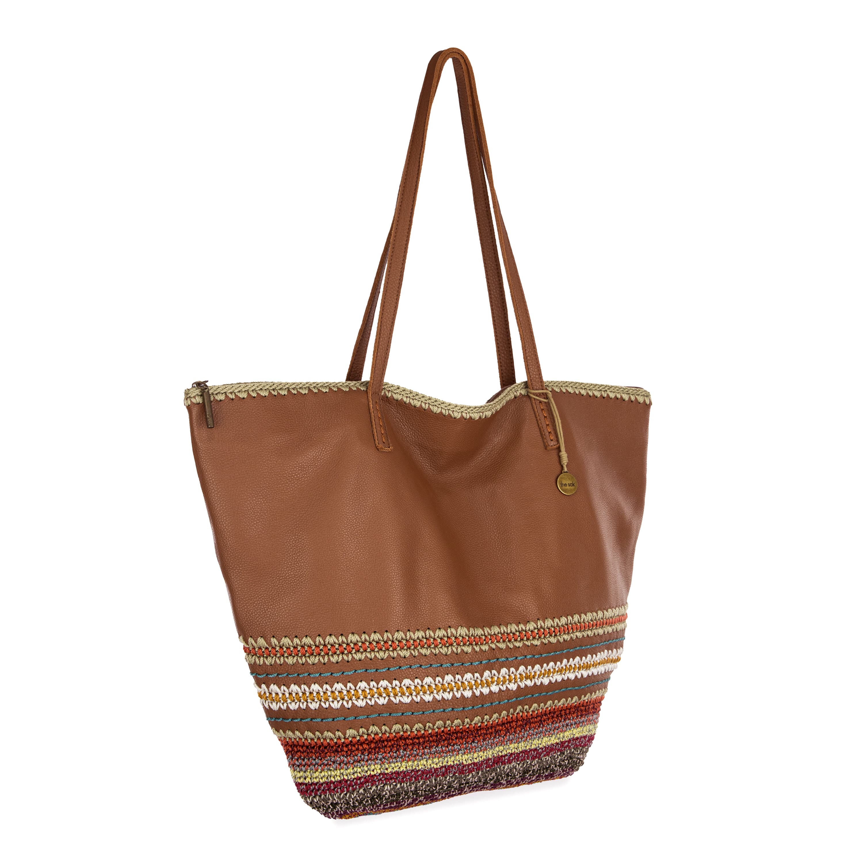 The Sak Faye Large Tote - Leather - Tobacco Seminyak
