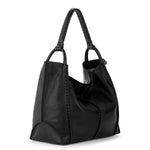 The Sak Los Feliz Large Tote - Leather - Black Pebble