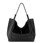 The Sak Los Feliz Large Tote and Iris Smartphone Wallet Bundle - Leather - Black