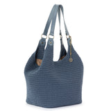 The Sak Roma Shopper - Hand Crochet - Maritime
