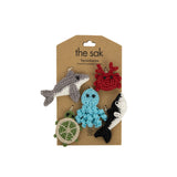 The Sak Yarnicharmz 5 Pack - Hand Crochet - Under The Sea