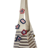 The Sak 120 Hobo - Hand Crochet - Serenity Stripe